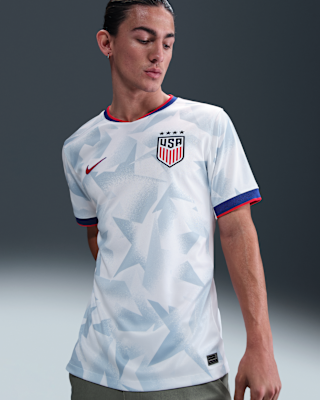 ウェア nike soccer usa national team uniform Youth Nike USWNT 2023 VW Pre-Match Red Top - Official U.S.